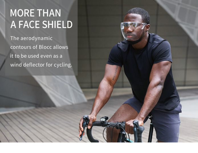 Blocc Face Shield for Cycling