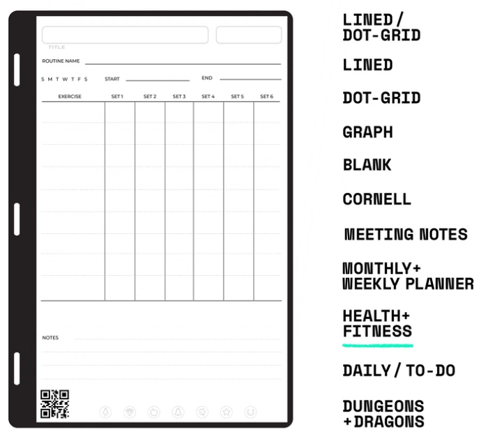 Rocketbook Axis Pages