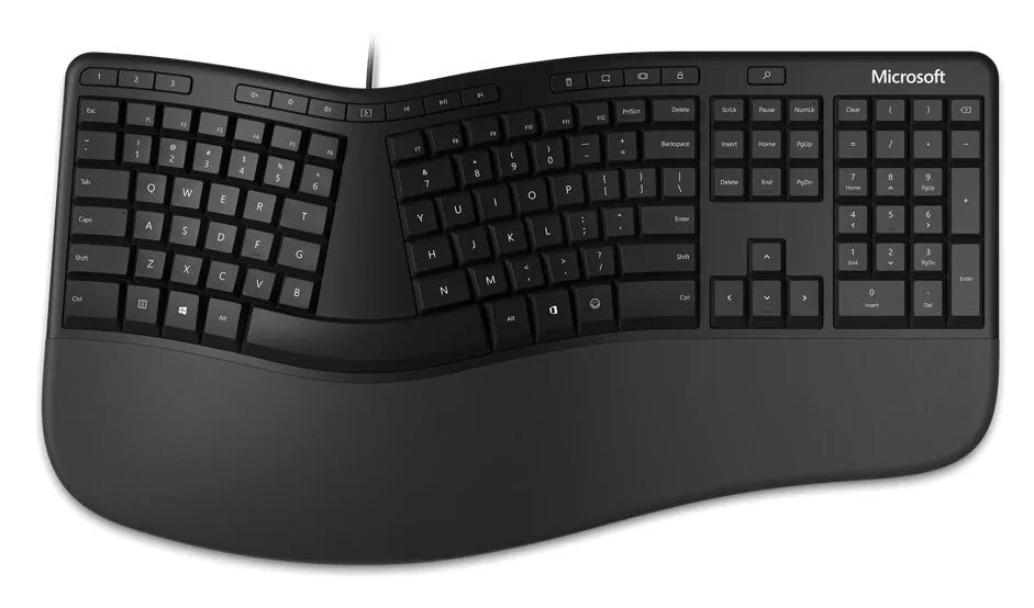 Microsoft Ergonomic Keyboard 2019 Top View microsoft-ergonomic-keyboard-2019-top-view