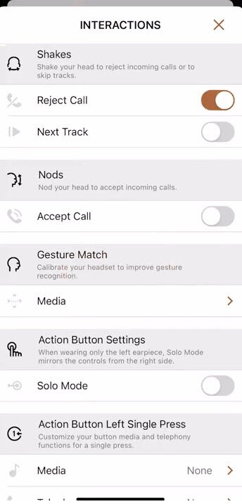 Klipsch T5 II Phone App Bragi Interactions