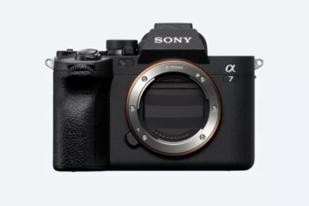 Sony Alpha 7 IV ILCE7M4 B Full-frame Mirrorless Interchangeable Lens Camera Front View