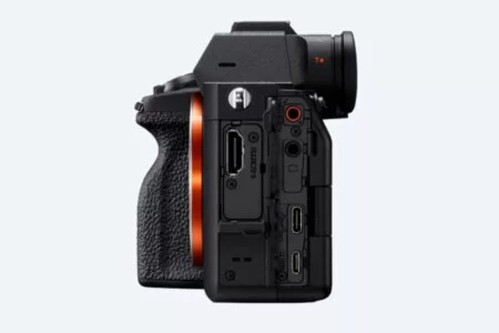Sony Alpha 7 IV ILCE7M4 B Full-frame Mirrorless Interchangeable Lens Camera Left Side