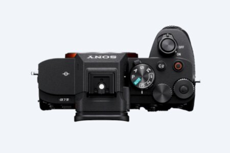 Sony Alpha 7 IV ILCE7M4 B Full-frame Mirrorless Interchangeable Lens Camera Top View