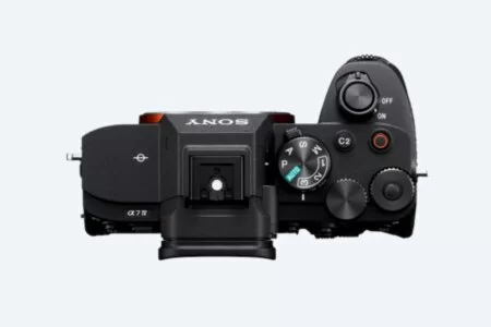 Sony Alpha 7 IV ILCE7M4 B Full-frame Mirrorless Interchangeable Lens Camera Top View
