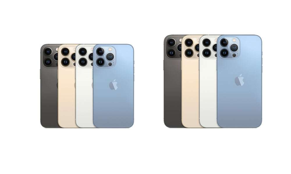 iPhone 13 Pro Max Vs iPhone 13 Pro. Source: Apple.com