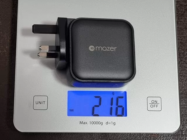 Mazer 100W GaN2 Charger Weight mazer-100w-gan2-charger-weight